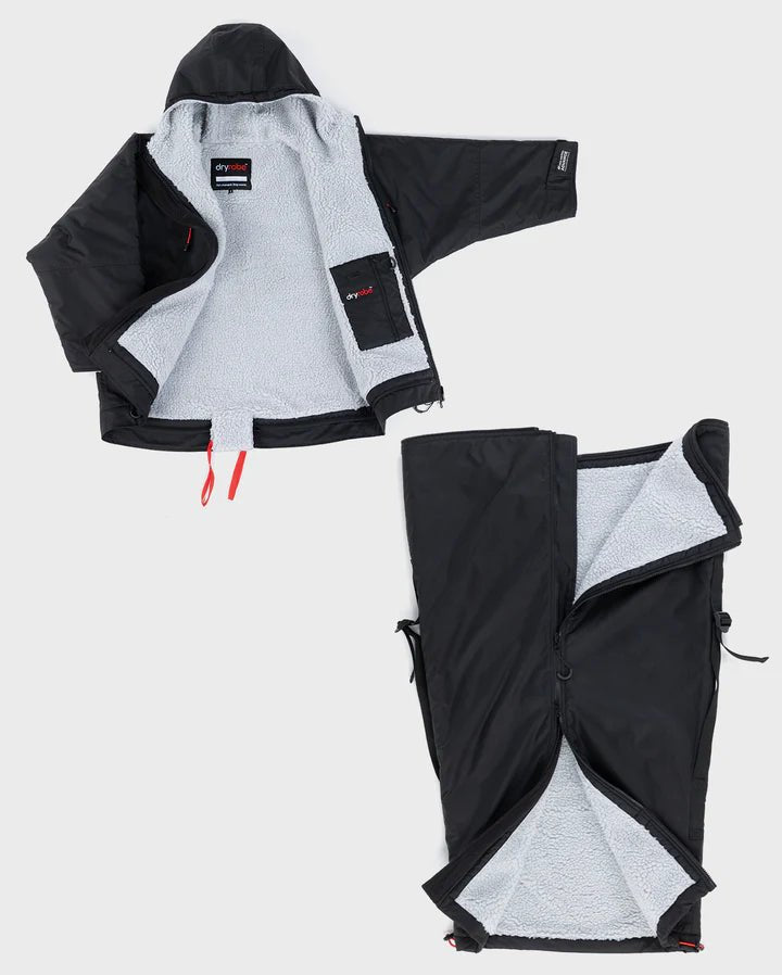 Adapt - Poncho Impermeable Zippé Pour Adulte En Fauteil Roulant NoirPonchosDryrobe