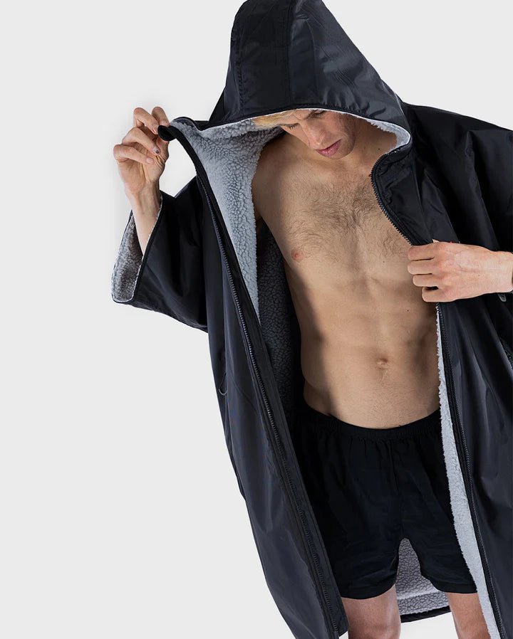 Advance Easy Fit - Poncho Impermeable Zippé Adulte Noir/GrisPonchosDryrobe