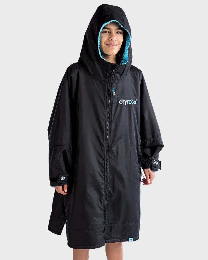Advance Kids Changerobes - Poncho Impermeable Enfant Noir / BleuPonchosDryrobe