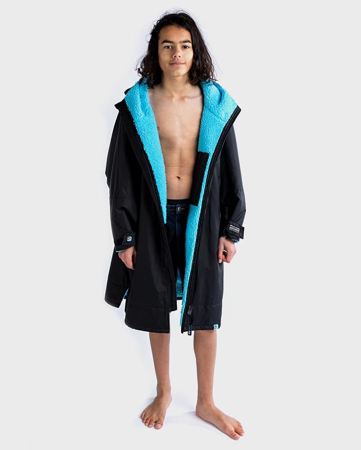 Advance Kids Changerobes - Poncho Impermeable Enfant Noir / BleuPonchosDryrobe