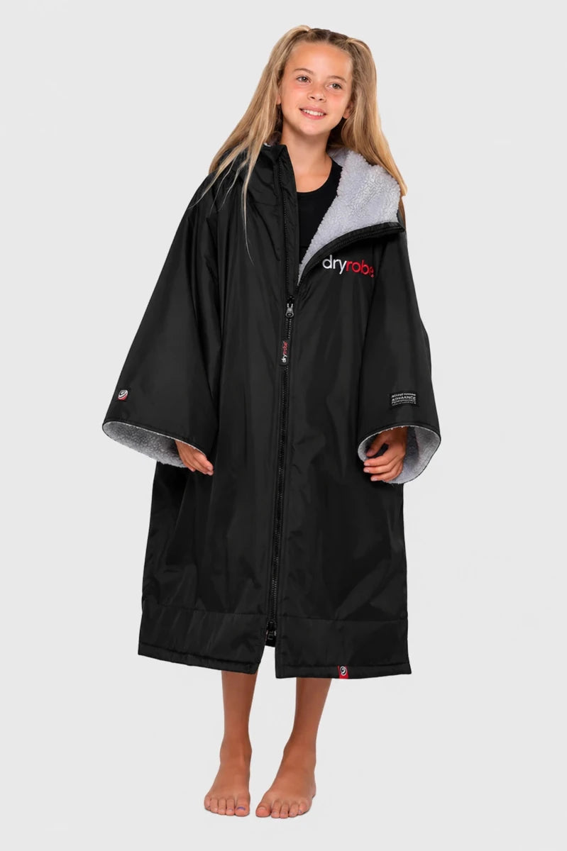 Advance Kids Changerobes - Poncho Impermeable Enfant Noir / GrisPonchosDryrobe
