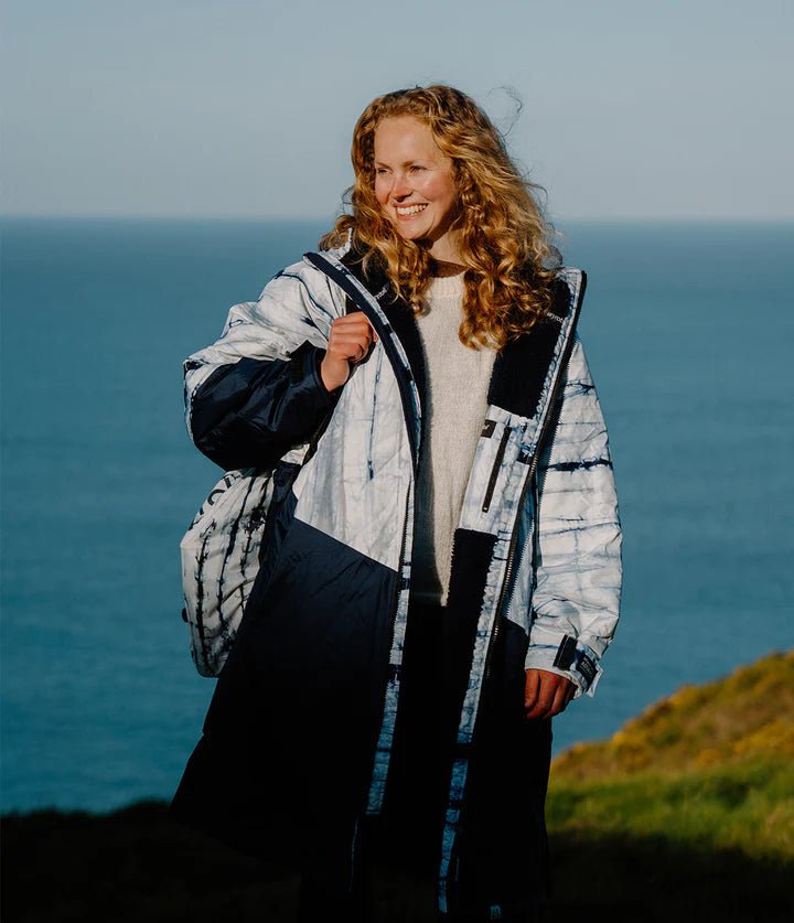 Advance - Poncho Impermeable Zippé Adulte Manches Longues BleuPonchosDryrobe