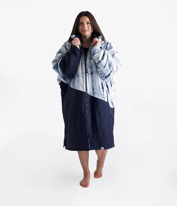 Advance - Poncho Impermeable Zippé Adulte Manches Longues BleuPonchosDryrobe