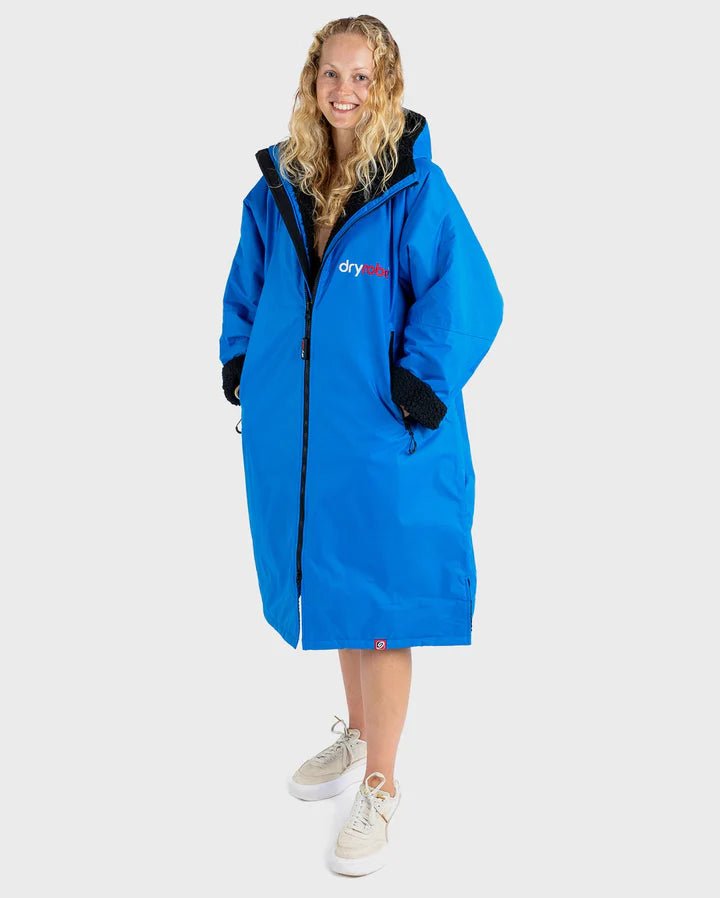 Advance - Poncho Impermeable Zippé Adulte Manches Longues Bleu / NoirPonchosDryrobe
