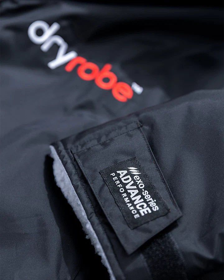 Advance - Poncho Impermeable Zippé Adulte Manches Longues Noir/GrisPonchosDryrobe