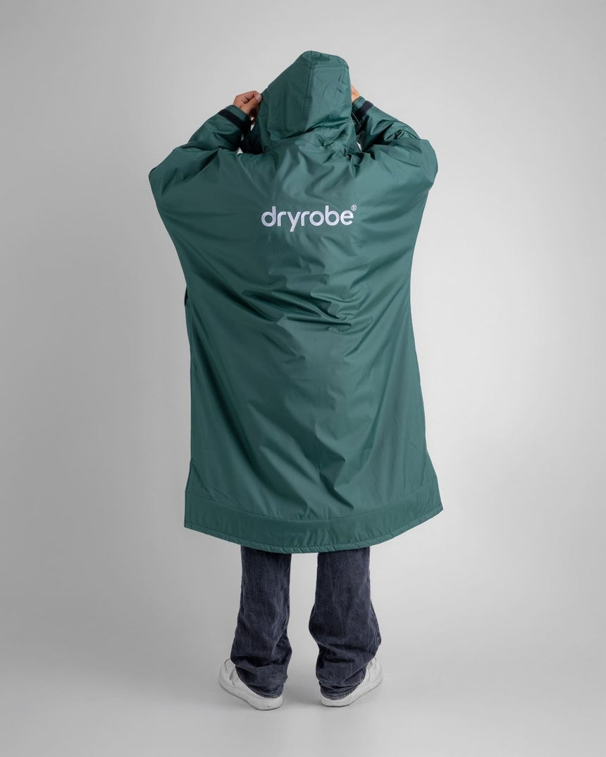 Advance - Poncho Impermeable Zippé Adulte Manches Longues VertPonchosDryrobe
