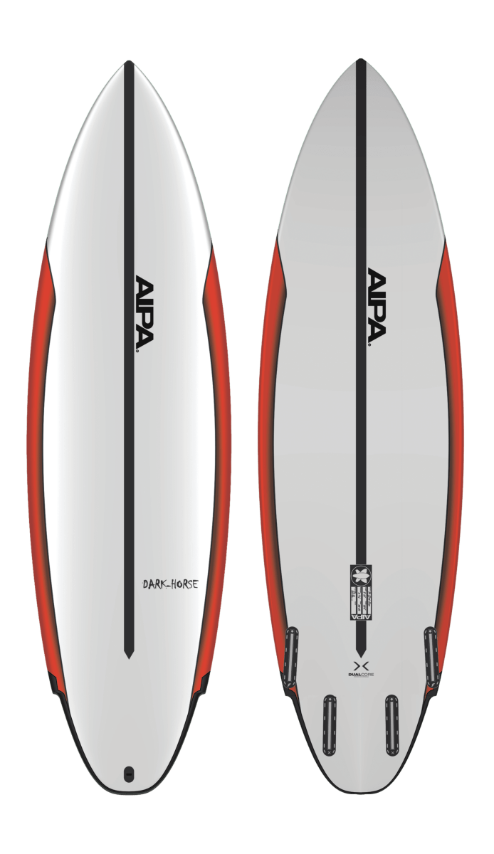 Aipa The Dark Horse DualCore Futures - Planche Surf ShortboardShortboardSurftech