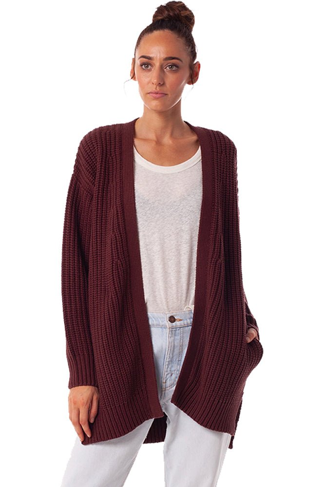 Alberta Cardi Tricot Femme#PullRhythm