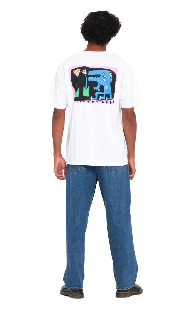 Arthur Dino Tee Shirt Coupe Loose Manches Courtes Homme#Tee ShirtsVolcom
