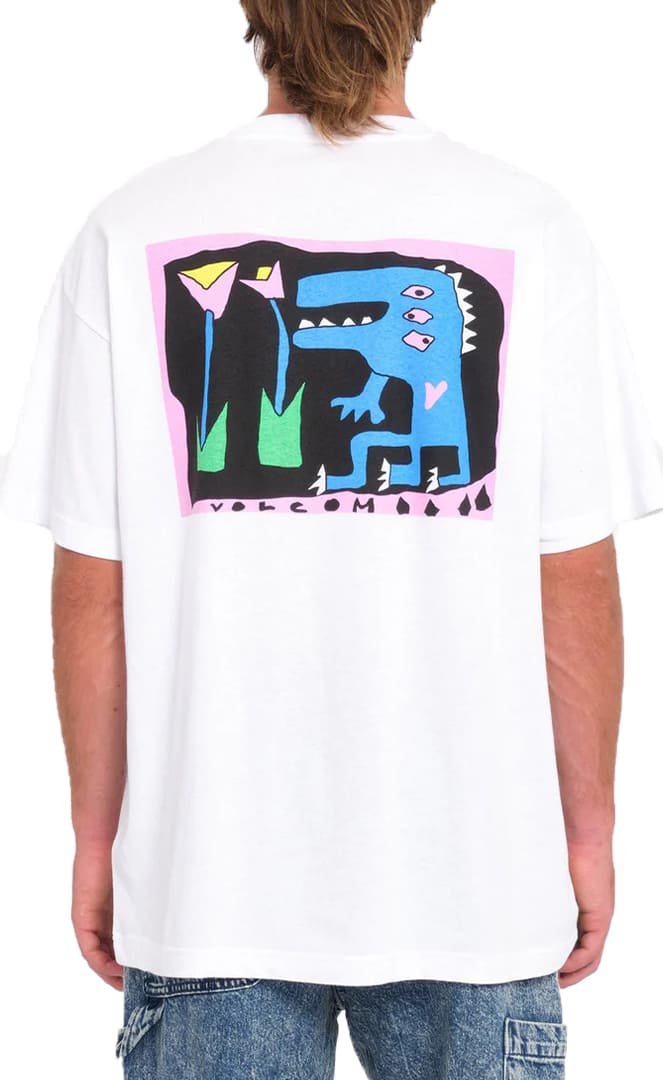 Arthur Dino Tee Shirt Coupe Loose Manches Courtes Homme#Tee ShirtsVolcom