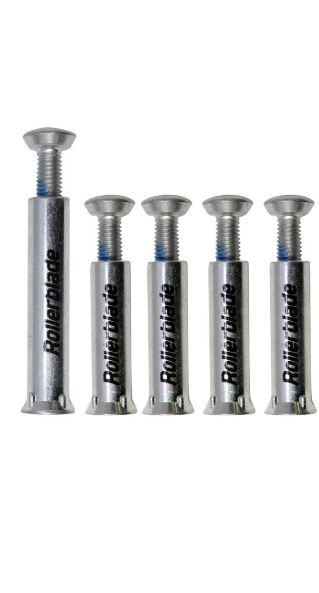 Axes en alumiuim. Inlus 8 axes standards et 1 axe de freinVisserieRollerblade