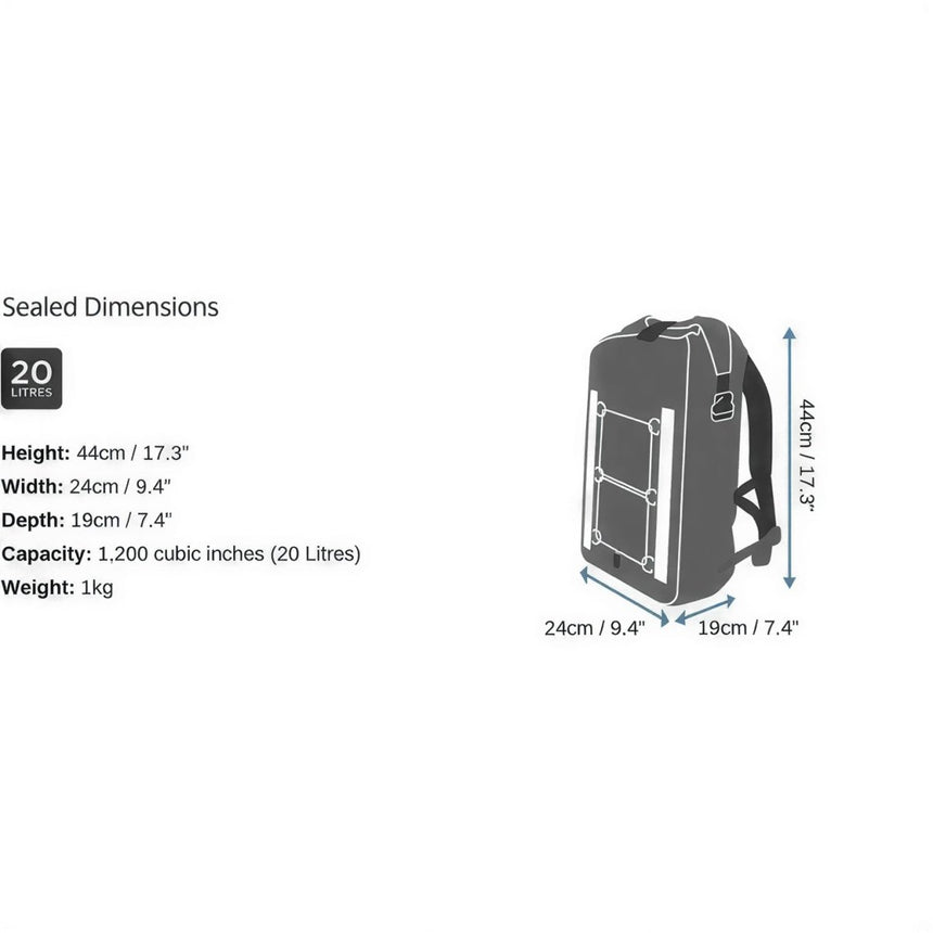 Backpack Veko Dry - Sac À Dos Étanche Pour Vélo 20 L GrisSacs à DosOverboard