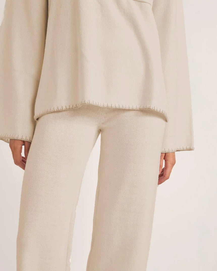 Bondi Knit Straight Leg - Pantalon FemmePantalonsRhythm