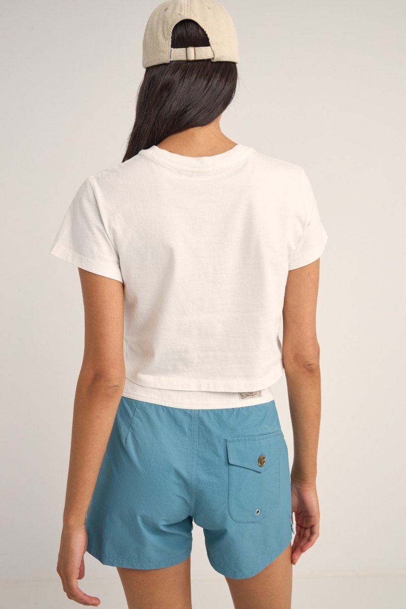 Bora Bora Floral Crop Crew - T Shirt FemmeDébardeursRhythm