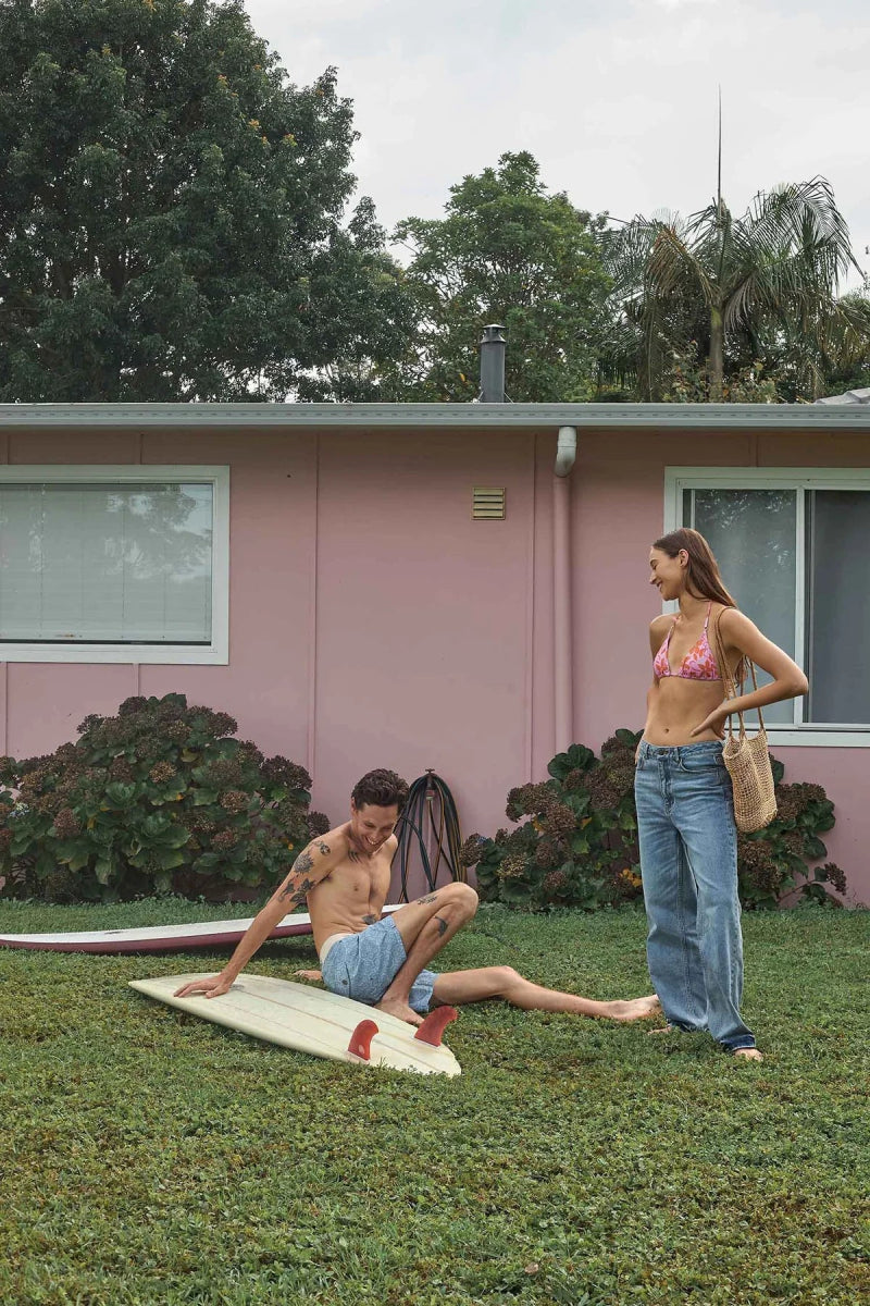 Bora Bora Floral Slide Tri Top Femme#Maillots De BainRhythm