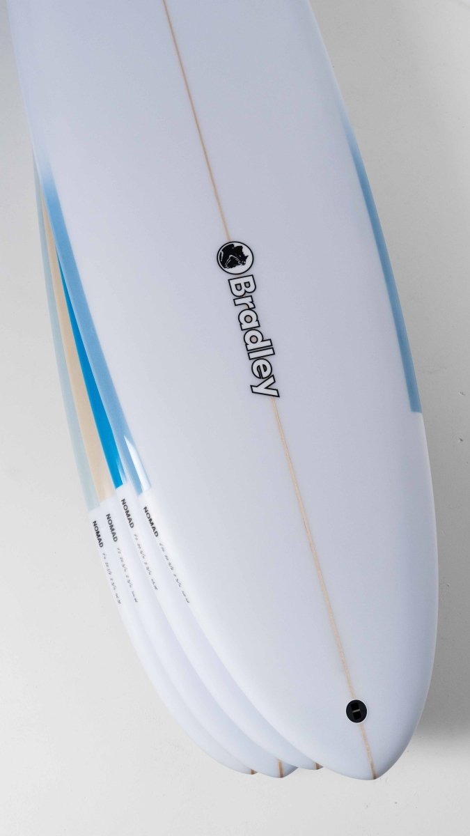 Bradley Nomad Fins Single + 2 FCS 2 x 3 - Mid LengthFunboard / HybrideBradley