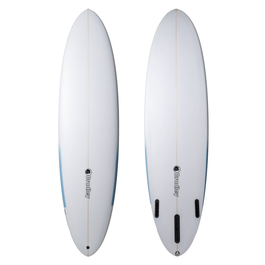 Bradley Nomad Fins Single + 2 Futures x 3 - Mid - LengthFunboard / HybrideBradley