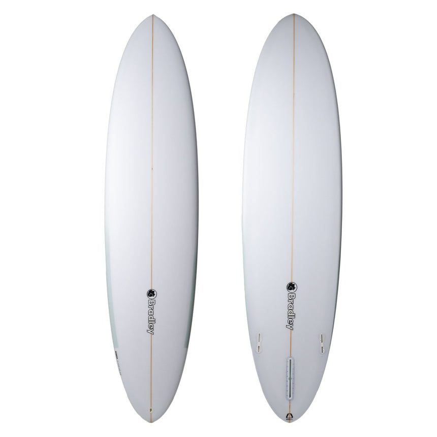 Bradley Nomad Fins Single + 2 Futures x 3 - Mid - LengthFunboard / HybrideBradley