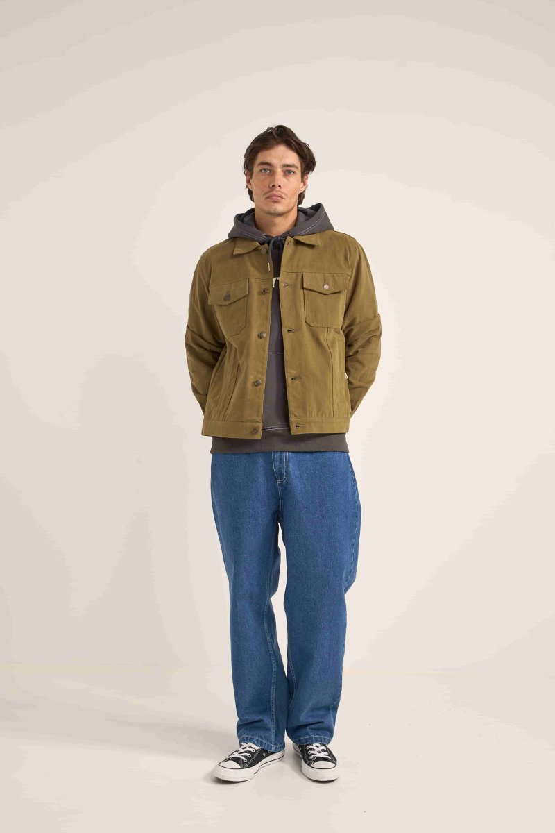 Brushed Twill Trucker Homme#SweatsRhythm