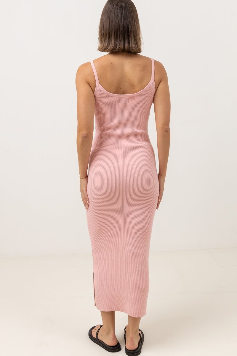 Capri Knit - Robe Mi-Longue Femme#DressRhythm