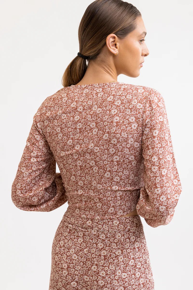 Carmella Tie - L/S Top FemmeDébardeursRhythm