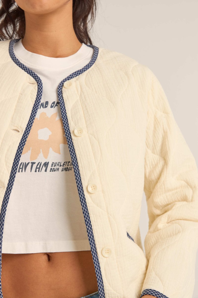 Check Quilted - Veste FemmeVestesRhythm