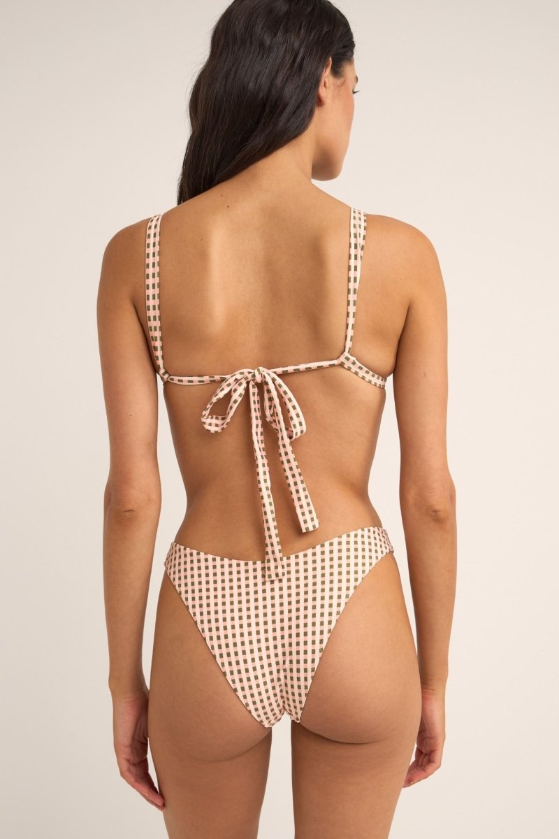 Chloe Check Soft Strap Slide Tri - Haut De Maillot FemmeMaillots De BainRhythm