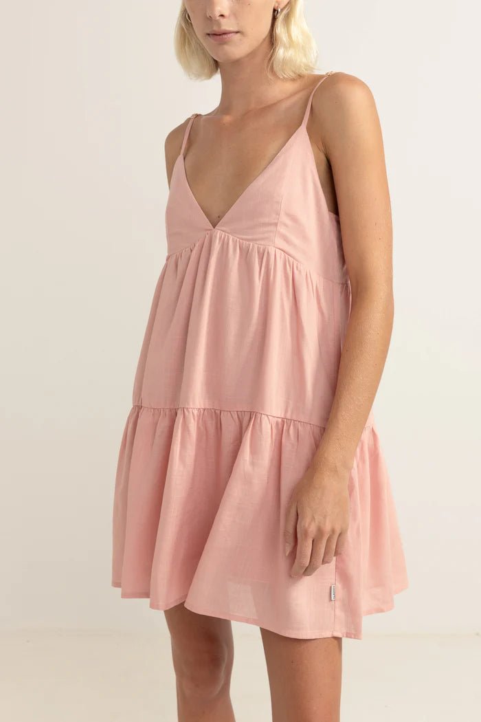 Classic Tiered Mini Robe Femme#DressRhythm