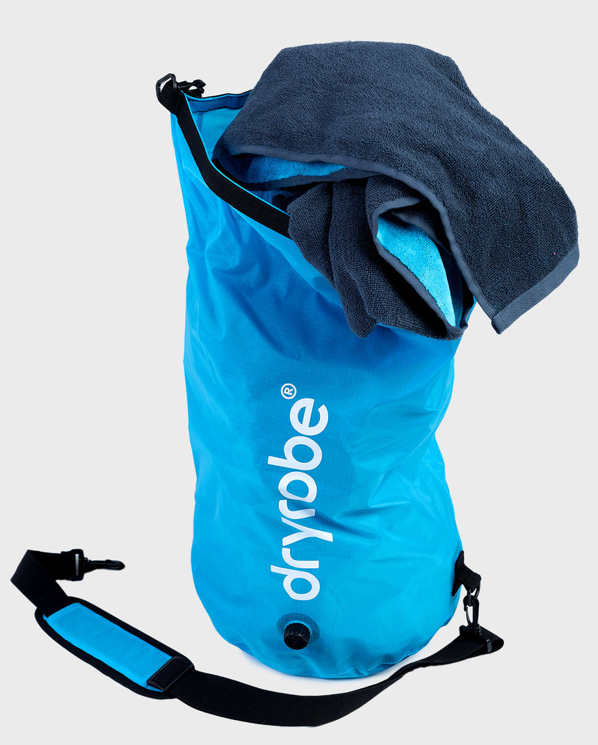 Kompressionssack - Wasserdichter Drybag Umhängetasche Blau 33L