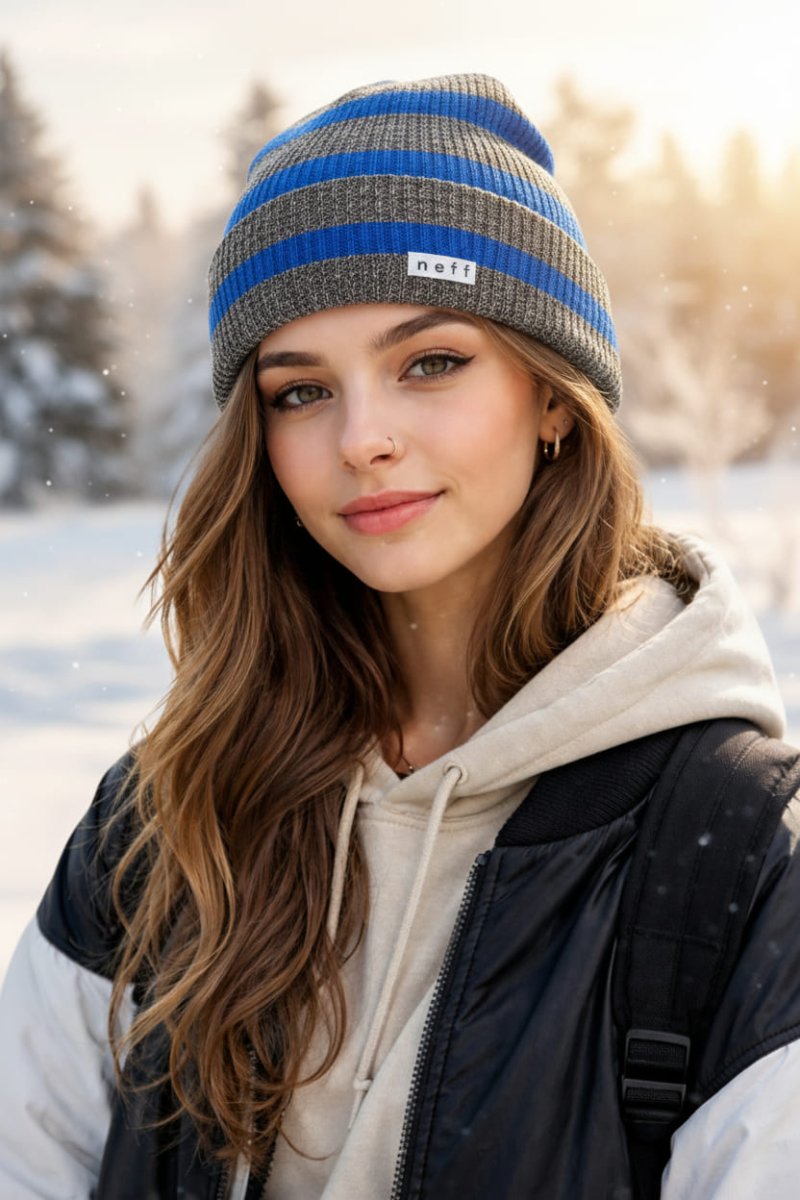 DAILY STRIPE BEANIE NEFFBonnetsNeff