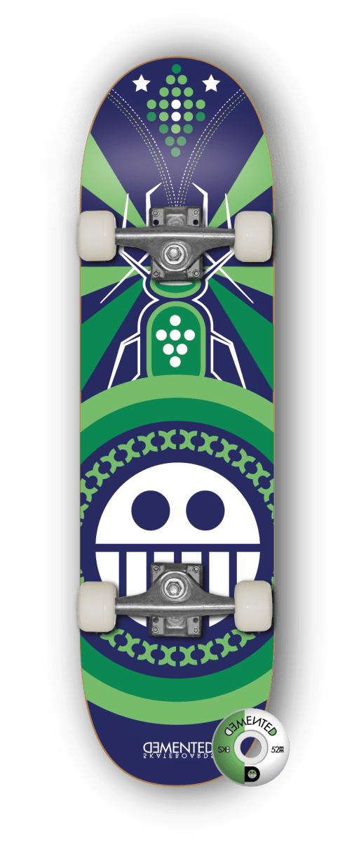 DEMENTED PRO SKATEBOARDCompleteDemented