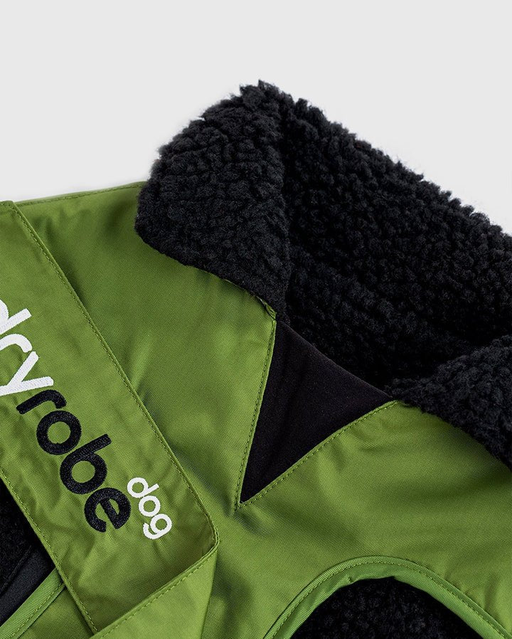 Dog Coat - Veste pour chien Vert / NoirPonchosDryrobe