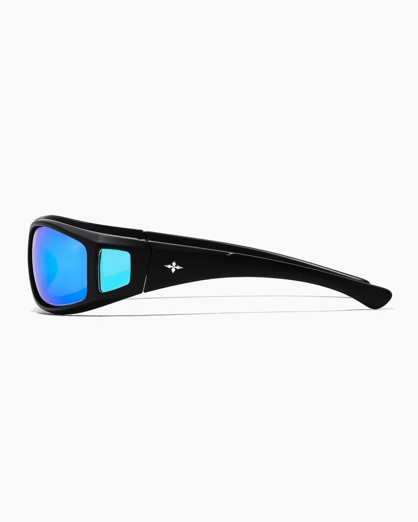 Dragster Matte Black/Blue Reflective Polarised - Lunettes de SoleilLunettes De SoleilRitual Vision