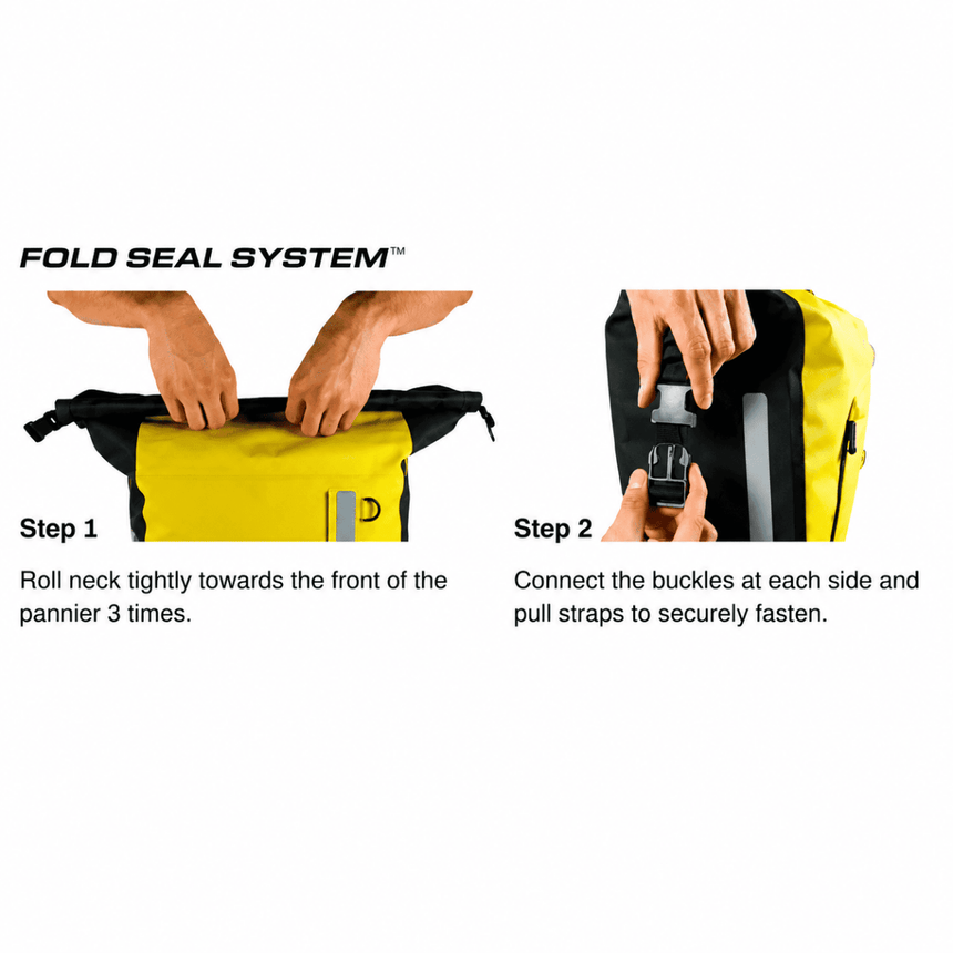 Dry Pannier Bike Bag - Sacoche Étanche Pour Vélo NoirBike BagsOverboard
