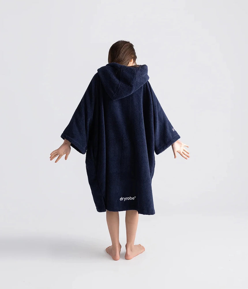 DRYROBE Manteau de serviette Bio KIDS Navy 10-13Dryrobe