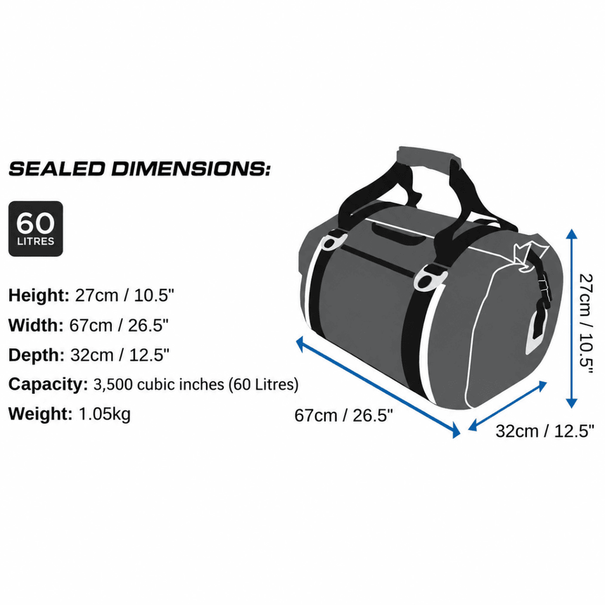 Duffel Classic - Sac De Voyage Étanche 60 L JauneSacs DuffelsOverboard