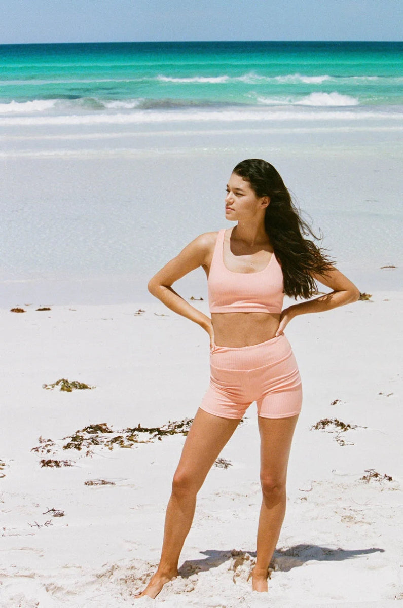 Elle Ribbed Crop - Top FemmeDébardeursRhythm