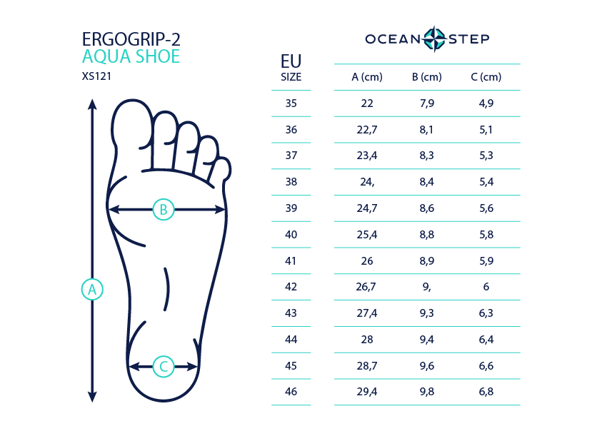 Ergogrip 2 / FastLock Adulte - Chaussures De Marche AquatiqueChaussures AquatiquesOcean Step