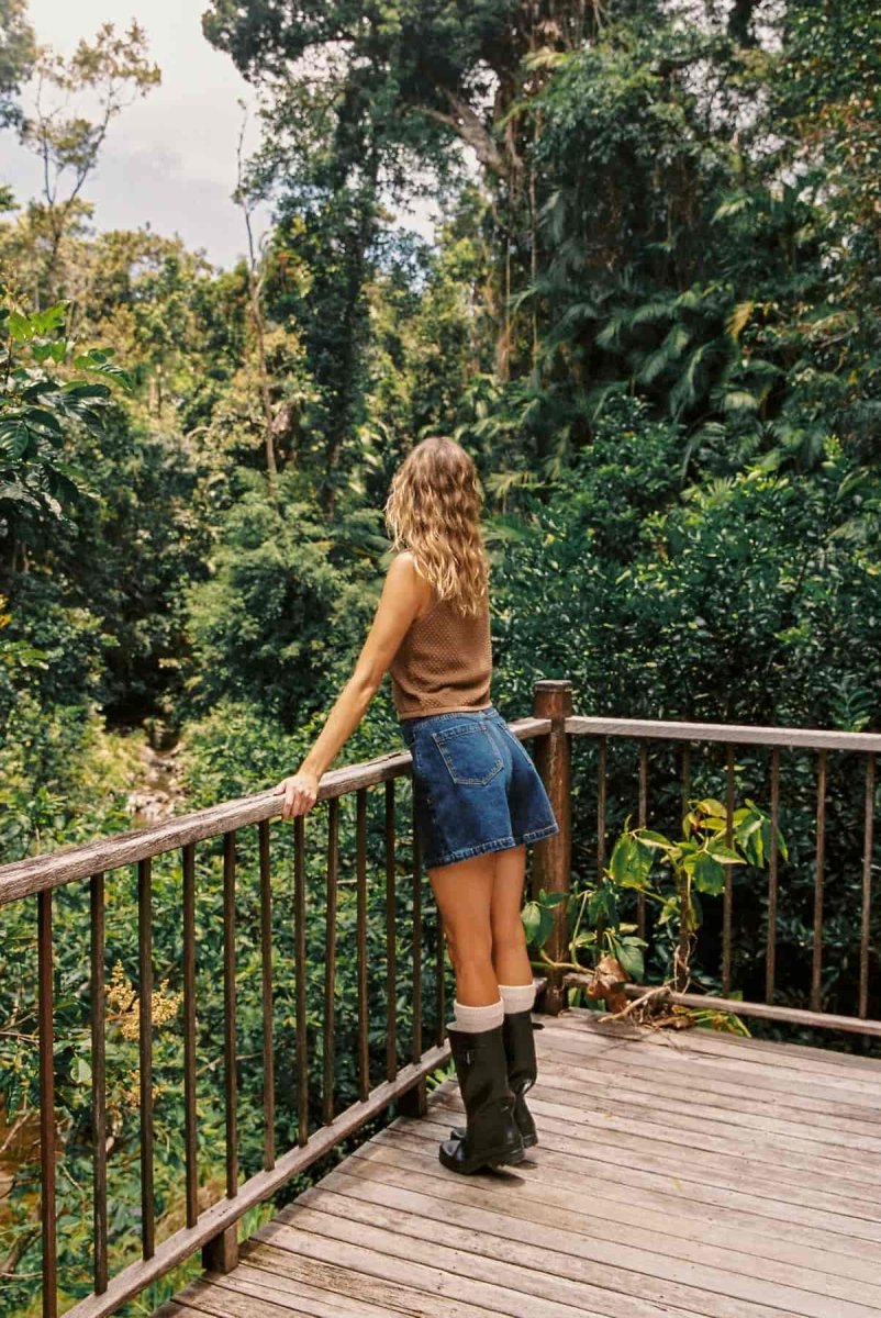 Escasquett - Shirt Denim Short En Jean Femme#ShortsRhythm