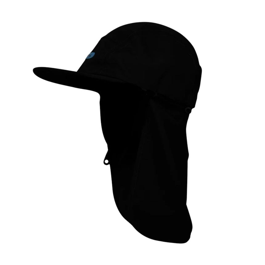 Essential Surf Cap Legionnaire Hat Black/Teal - CasquettesCasquettesFcs