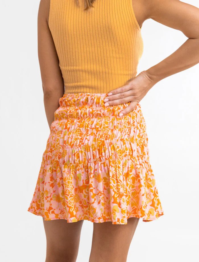 Evangeline Floral - Jupe Courte FemmeSkirtRhythm