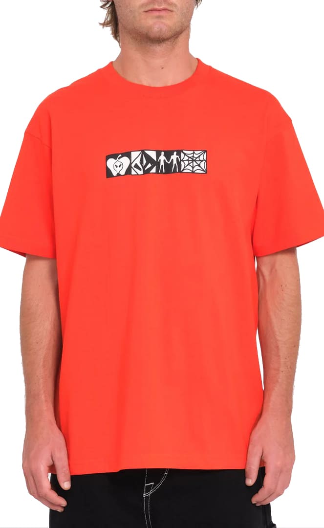 Fa Keutchi 3 Tee Shirt Coupe Classique Manches Courtes Homme#Tee ShirtsVolcom