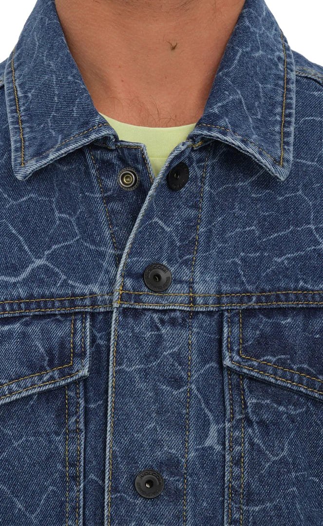 Fa Tetsunori Denim Veste En Jean Homme#VestesVolcom