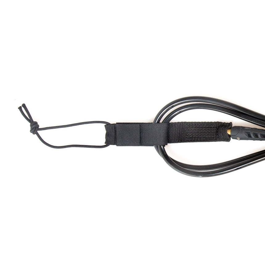 FCS 6' Comp Classic Black leash de surf#LeashsFcs