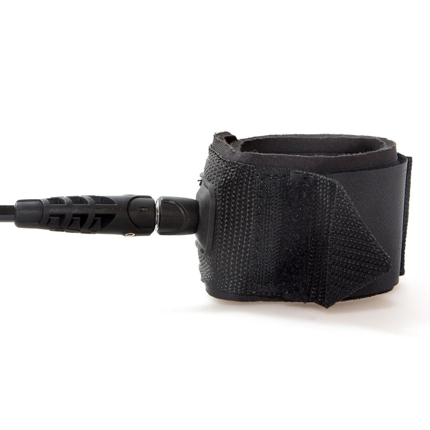 FCS 6' Comp Classic Black leash de surf#LeashsFcs
