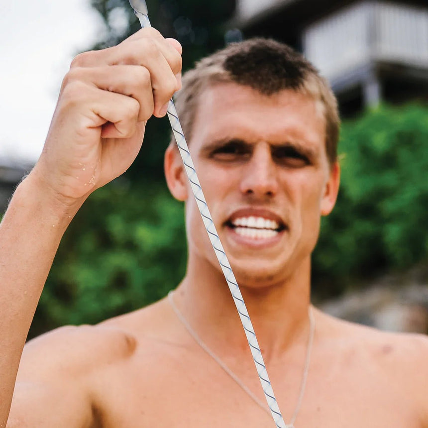 FCS Freedom Helix 7’ All Round Leash Smoke/White leash de surf#LeashsFcs