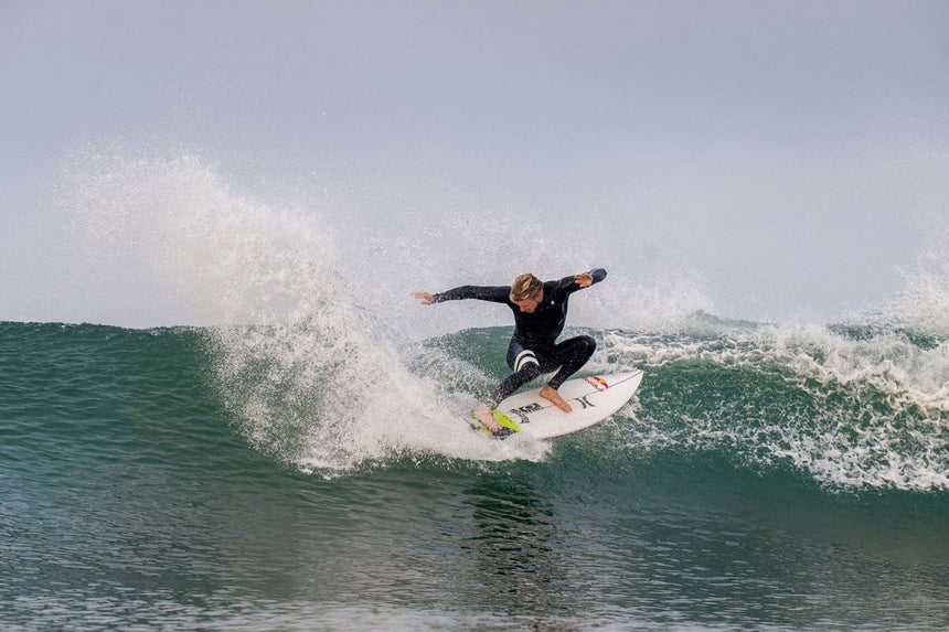 FCS Freedom Helix 9' All Round Ankle Natural/Black leash de surf#LeashsFcs