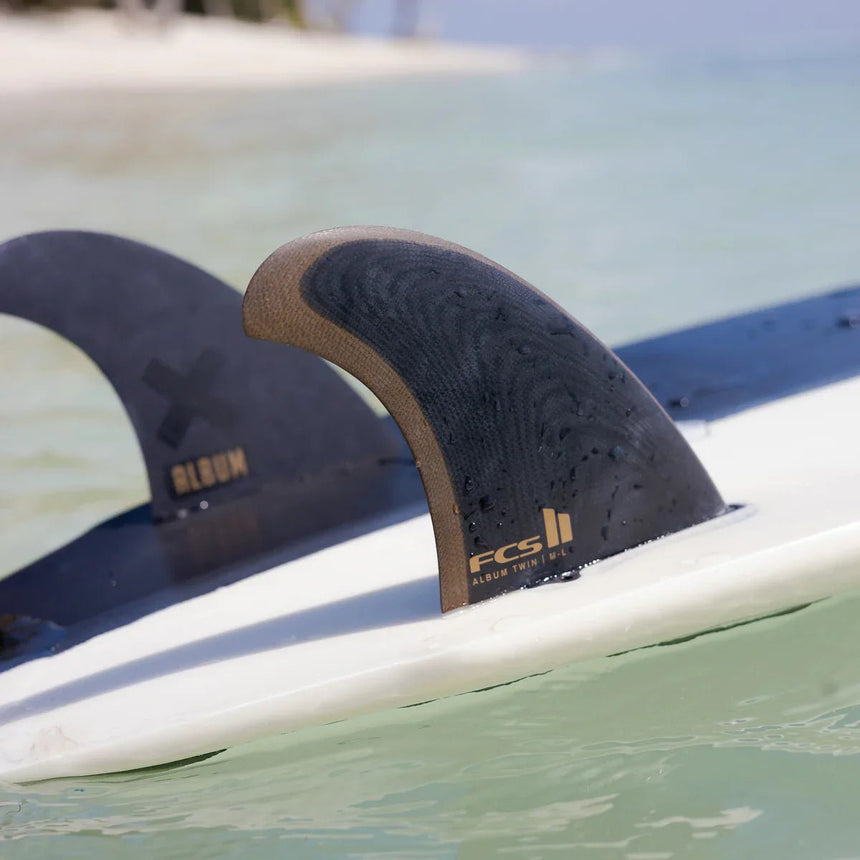 FCS II Album Twin + 1 PG Retail Fins Black/Gold#DérivesFcs