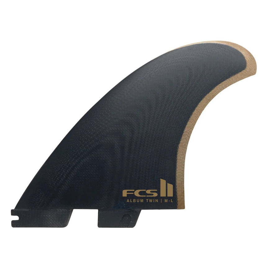 FCS II Album Twin + 1 PG Retail Fins Black/Gold#DérivesFcs
