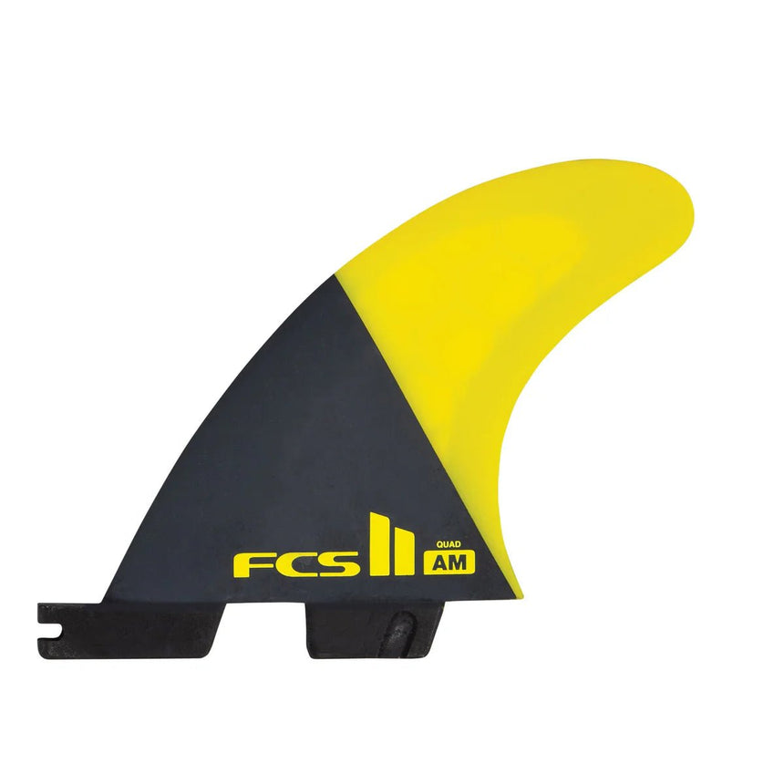 FCS II AM PC Tri - Quad Retail Fins Yellow#DérivesFcs